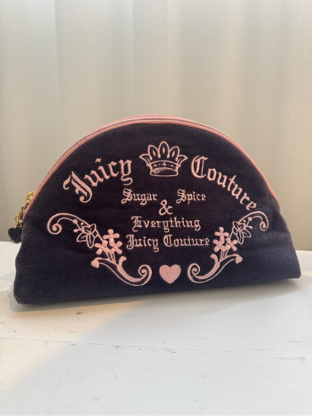 Y2K Juicy Couture Cosmetic Pouch